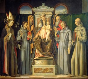 Madonna en trône, 1480
